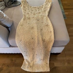 Vintage hand sown evening gown from the 60-70s.